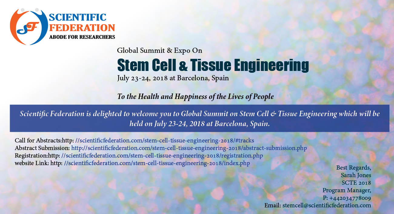 Stem Cell & Tissue Engineering
